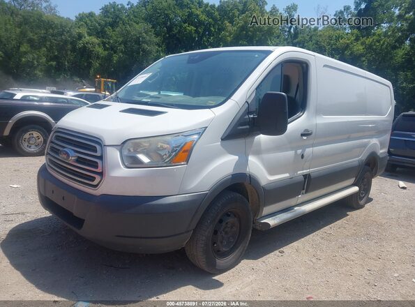1FTYR1ZM9GKB05302 2016 FORD TRANSIT-250 White წინა მარცხენა ხედი სამი მეოთხედიდან