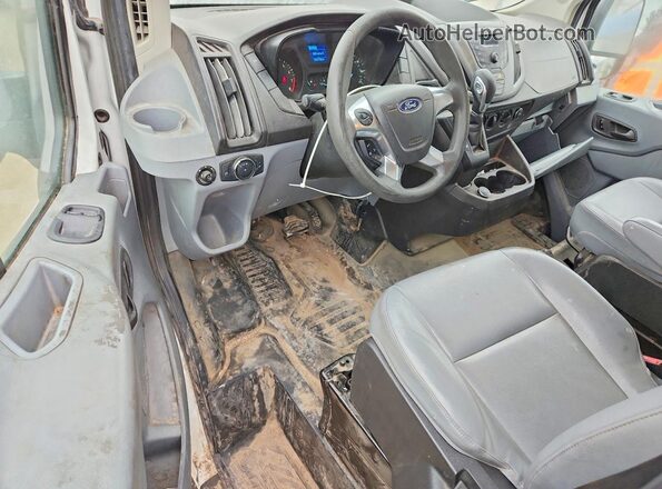 1FTYR1ZMXJKA60488 2018 FORD TRANSIT White Widok deski rozdzielczej