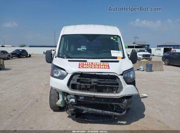 1FTYR2CM0KKB56176 2019 FORD TRANSIT-250 White Widok wnętrza z tyłu