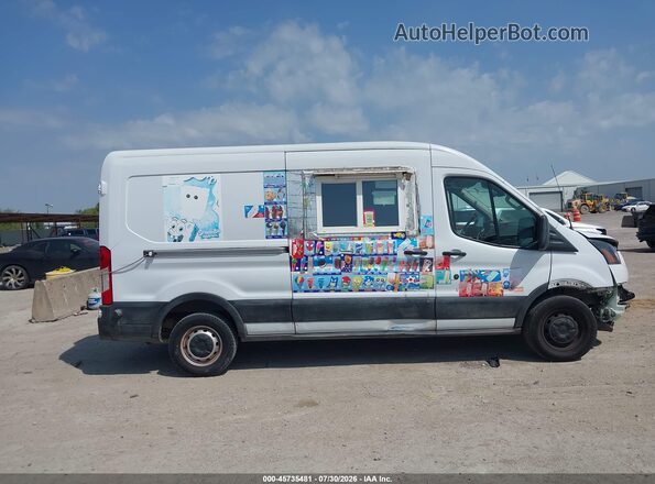 1FTYR2CM0KKB56176 2019 FORD TRANSIT-250 White Widok wnętrza 360 stopni