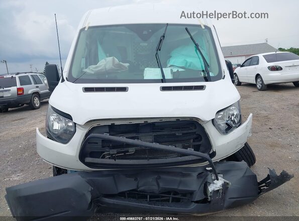 1FTYR2CM0KKB89100 2019 FORD TRANSIT-250 White Instrument cluster view