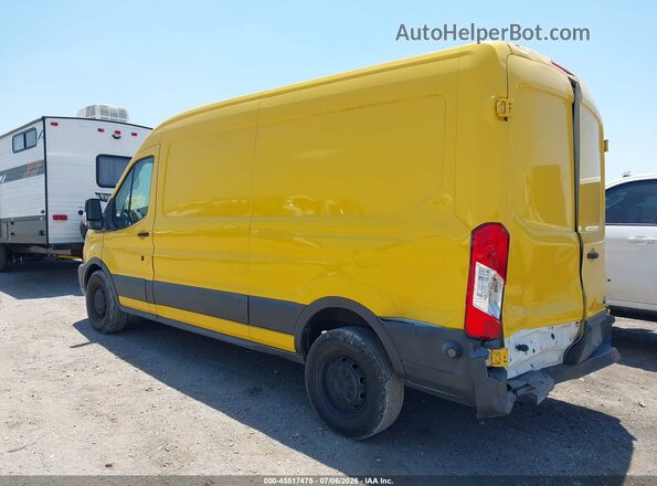 1FTYR2CM3HKA01288 2017 FORD TRANSIT-250 Yellow Trasero izquierdo