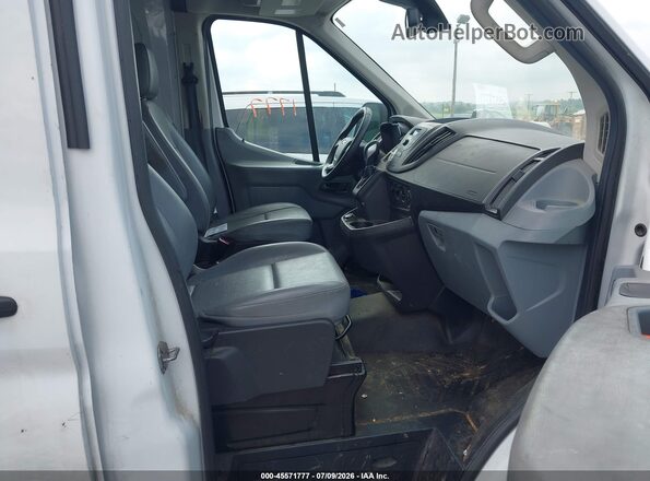 1FTYR2CM5KKA01607 2019 FORD TRANSIT-250 White Widok wnętrza z przodu