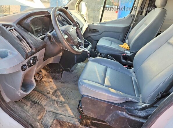 1FTYR2CM6JKB27439 2018 FORD TRANSIT Белый Вид салона спереди