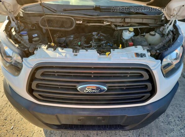 1FTYR2CM6JKB27439 2018 FORD TRANSIT Белый Вид подкапотного пространства