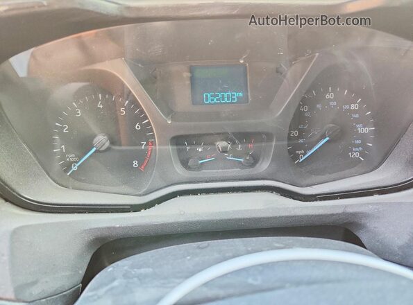 1FTYR2CM6JKB27439 2018 FORD TRANSIT Белый Вид щитка приборов