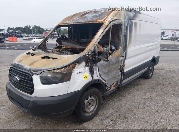 1FTYR2CM7KKA48332 2019 FORD TRANSIT-250 White Front left
