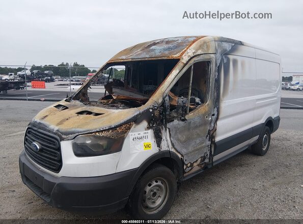 1FTYR2CM7KKA48332 2019 FORD TRANSIT-250 White Front view