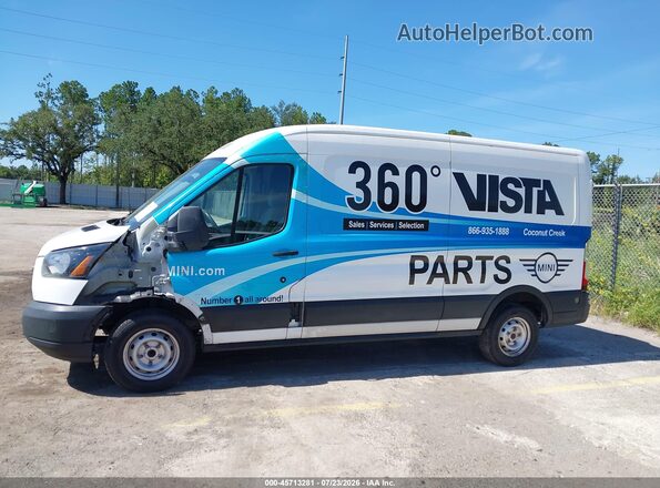 1FTYR2CM7KKA58665 2019 FORD TRANSIT-250 White Панорамний вид салону 360°