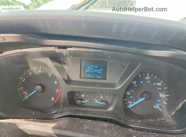 1FTYR2CM7KKA82982 2019 FORD TRANSIT White Vista del cuadro de instrumentos