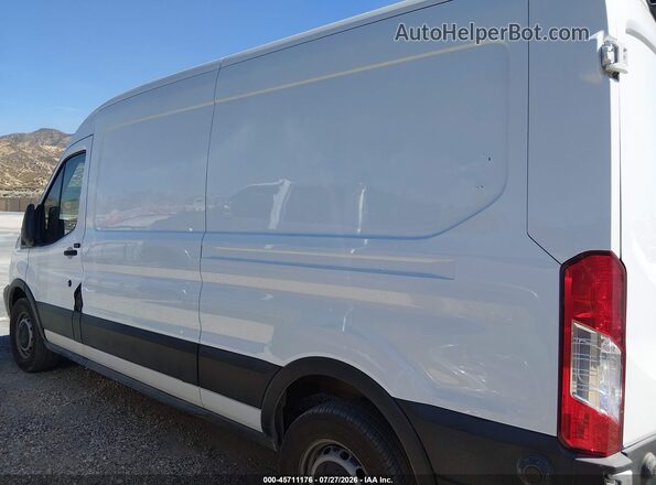 1FTYR2CM7KKB19416 2019 FORD TRANSIT-250 White Widok wnętrza 360 stopni