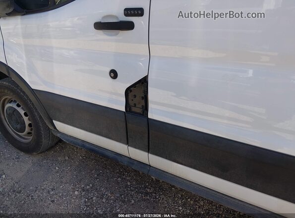 1FTYR2CM7KKB19416 2019 FORD TRANSIT-250 White Widok wnętrza z tyłu