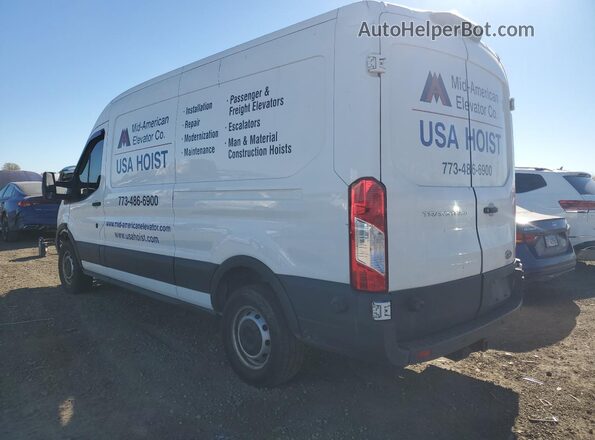 1FTYR2CM8JKB24476 2018 FORD TRANSIT White Trasero izquierdo