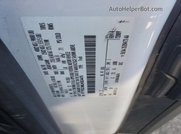 1FTYR2CM8JKB24476 2018 FORD TRANSIT White Vista de la etiqueta del VIN