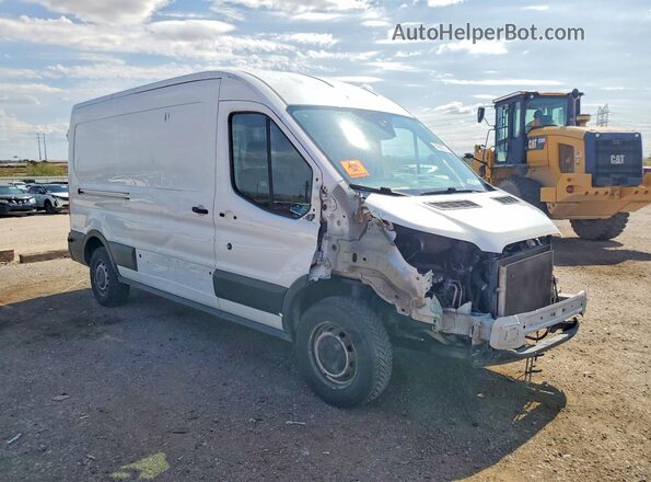 1FTYR2CM8KKA18112 2019 FORD TRANSIT White Delantero derecho