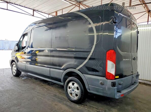 1FTYR2CMXHKB01906 2017 FORD TRANSIT Black Tył lewy