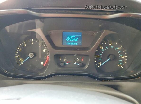 1FTYR2CMXHKB01906 2017 FORD TRANSIT Black Widok zestawu wskaźników