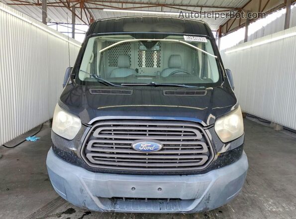 1FTYR2CMXHKB01906 2017 FORD TRANSIT Black Widok z przodu