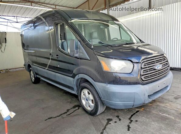 1FTYR2CMXHKB01906 2017 FORD TRANSIT Black Przód prawy