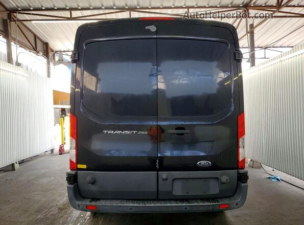 1FTYR2CMXHKB01906 2017 FORD TRANSIT Black Widok z tyłu