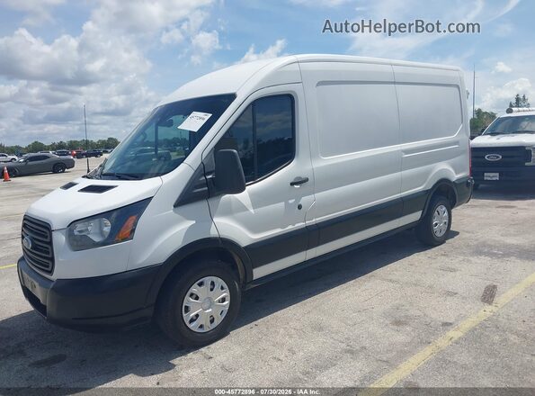 1FTYR2CMXKKB11522 2019 FORD TRANSIT-250 White Vista tres cuartos delantera izquierda