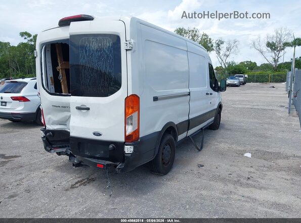 1FTYR2DG6JKA06595 2018 FORD TRANSIT-250 White Rear right