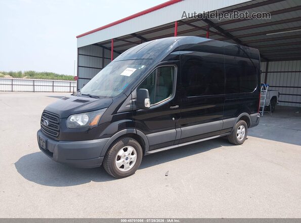 1FTYR2XM5JKA11675 2018 FORD TRANSIT-250 Black წინა მარცხენა ხედი სამი მეოთხედიდან