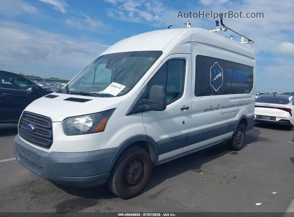 1FTYR2XM7HKA22736 2017 FORD TRANSIT-250 White წინა მარცხენა ხედი სამი მეოთხედიდან