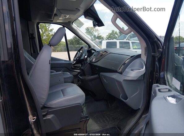 1FTYR2XM9JKA11663 2018 FORD TRANSIT-250 Black Front interior view
