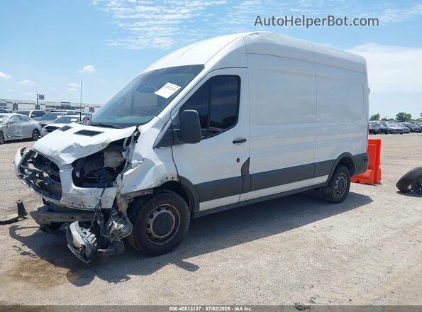 1FTYR2XMXJKA43604 2018 FORD TRANSIT-250 White წინა მარცხენა ხედი სამი მეოთხედიდან