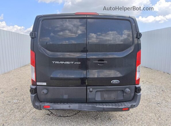 1FTYR2YM6HKB57706 2017 FORD TRANSIT Black Widok z tyłu
