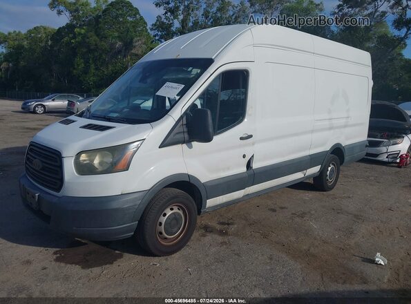 1FTYR3XG1GKB13077 2016 FORD TRANSIT-250 White Vista tres cuartos delantera izquierda