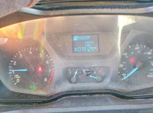 1FTYR3XM1KKB33795 2019 FORD TRANSIT Gray Սարքավորումների վահանակի տեսք