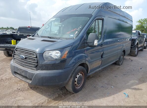 1FTYR3XM8KKB73761 2019 FORD TRANSIT-250 Gray წინა მარცხენა ხედი სამი მეოთხედიდან