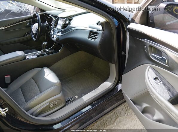 1G1105S30HU170512 2017 CHEVROLET IMPALA Черный Вид салона спереди