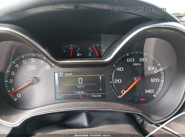 1G1105S30HU170512 2017 CHEVROLET IMPALA Черный Вид задних сидений