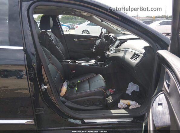 1G1105S33LU112340 2020 CHEVROLET IMPALA Black Вид салону спереду