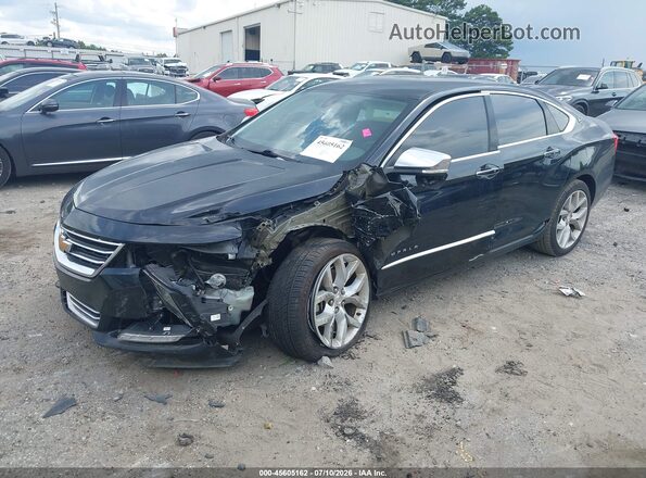 1G1105S37LU100689 2020 CHEVROLET IMPALA Black წინა მარცხენა ხედი სამი მეოთხედიდან