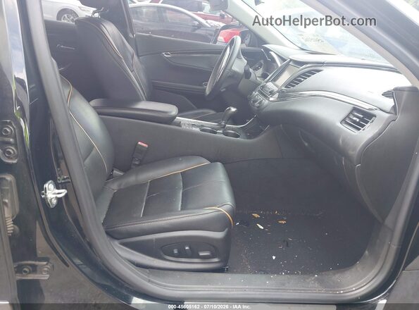 1G1105S37LU100689 2020 CHEVROLET IMPALA Black წინა სალონის ხედი