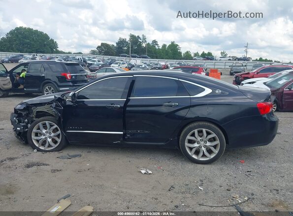 1G1105S37LU100689 2020 CHEVROLET IMPALA Black უკანა სალონის ხედი