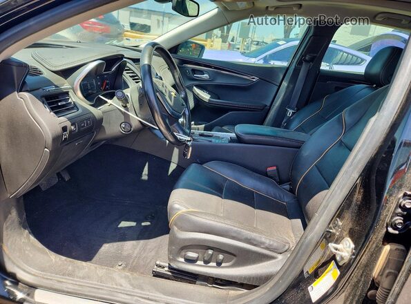 1G1105S38KU146045 2019 CHEVROLET IMPALA Black Widok wnętrza z przodu
