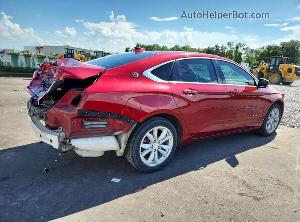 1G1105S39JU148384 2018 CHEVROLET IMPALA Burgundy Trasero derecho