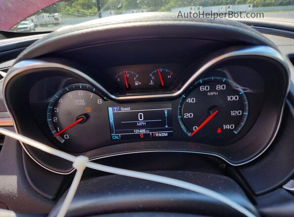 1G1105S39JU148384 2018 CHEVROLET IMPALA Burgundy Vista del cuadro de instrumentos