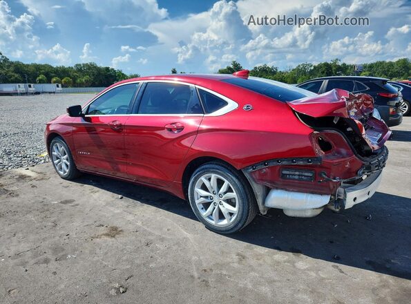 1G1105S39JU148384 2018 CHEVROLET IMPALA Burgundy Trasero izquierdo