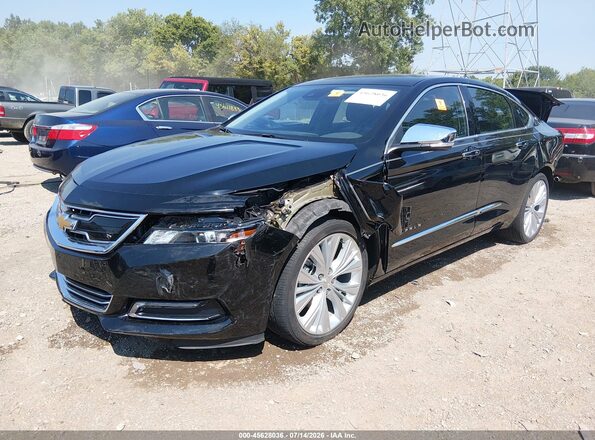 1G1105S39LU105098 2020 CHEVROLET IMPALA Black Առջևի ձախ երեք քառորդ տեսարան