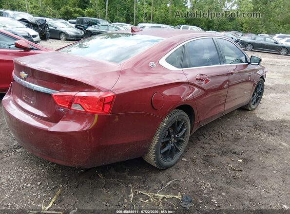 1G1105SA2HU192526 2017 CHEVROLET IMPALA Red Հետևի աջ