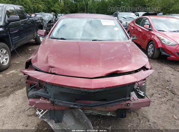 1G1105SA2HU192526 2017 CHEVROLET IMPALA Red Սարքավորումների վահանակի տեսք