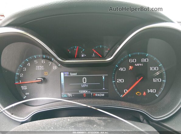 1G1105SA2HU192526 2017 CHEVROLET IMPALA Red Հետևի նստատեղերի տեսք