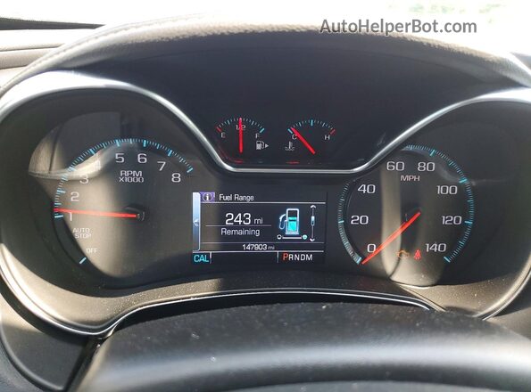 1G1105SA2HU211799 2017 CHEVROLET IMPALA Black ხელსაწყოთა პანელის ხედი