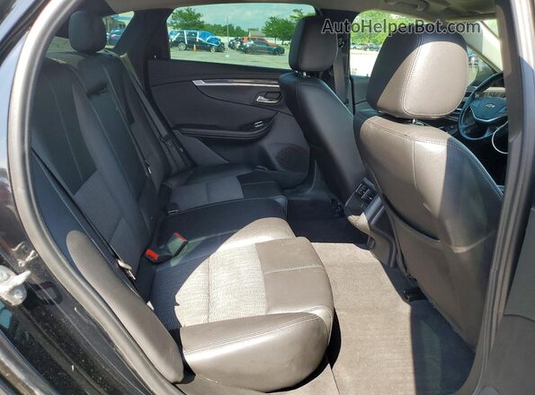 1G1105SA2HU211799 2017 CHEVROLET IMPALA Black უკანა სავარძლების ხედი
